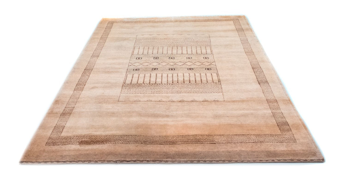 Gabbeh Tapijt - Loribaft Perzisch - 222 x 151 cm - bruin