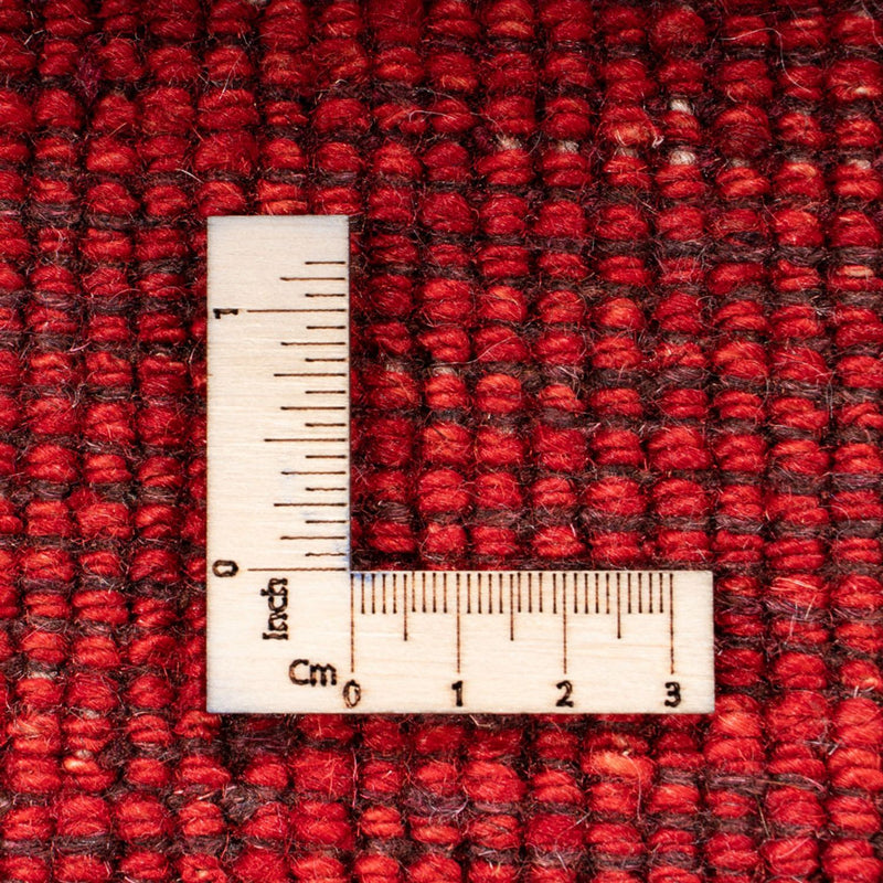 Gabbeh Tapijt - Loribaft Perzisch - 406 x 300 cm - donkerrood