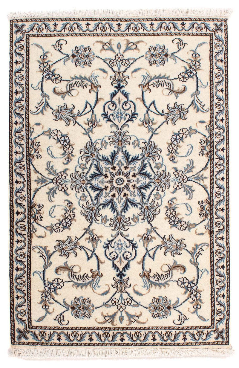 Perzisch tapijt - Nain - 137 x 90 cm - beige