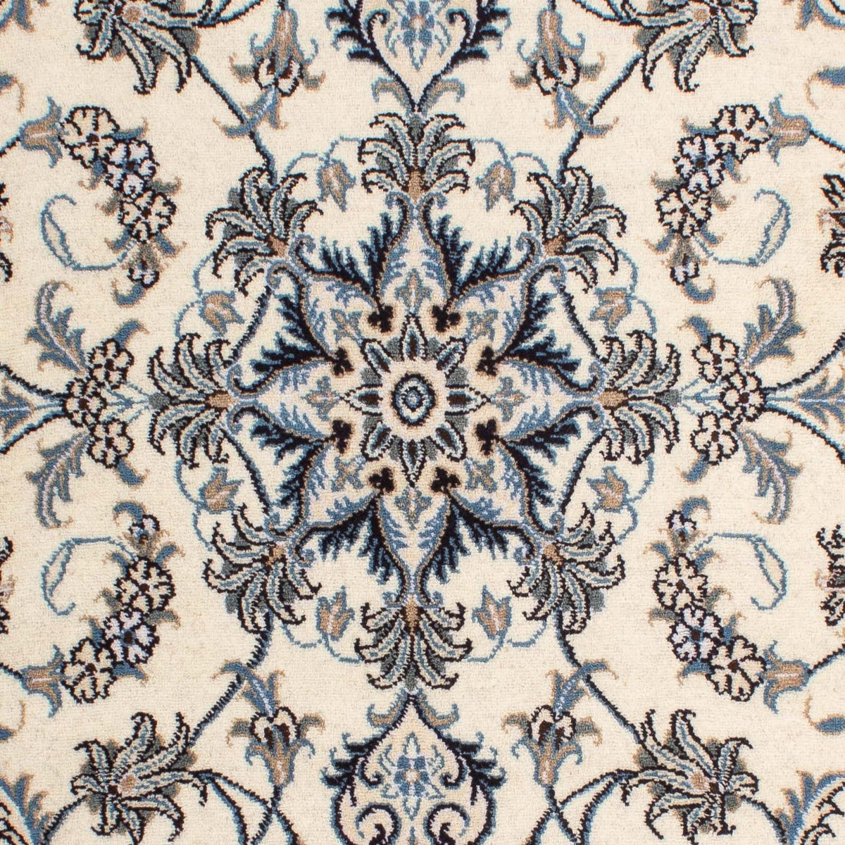 Perzisch tapijt - Nain - 137 x 88 cm - beige