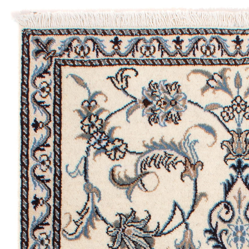 Perzisch tapijt - Nain - 137 x 88 cm - beige