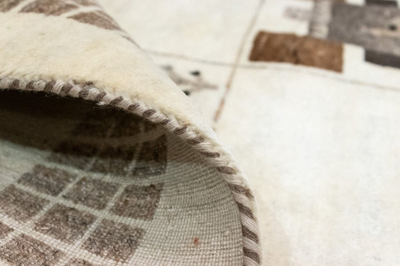 Gabbeh Tapijt - Loribaft Perzisch - 219 x 157 cm - beige