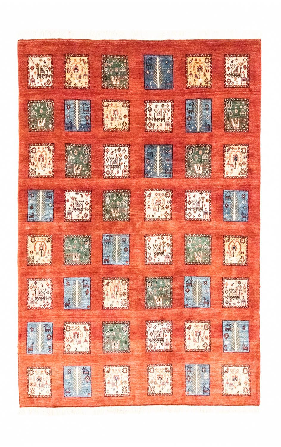 Perzisch Tapijt - Nomadisch - 244 x 158 cm - oranje