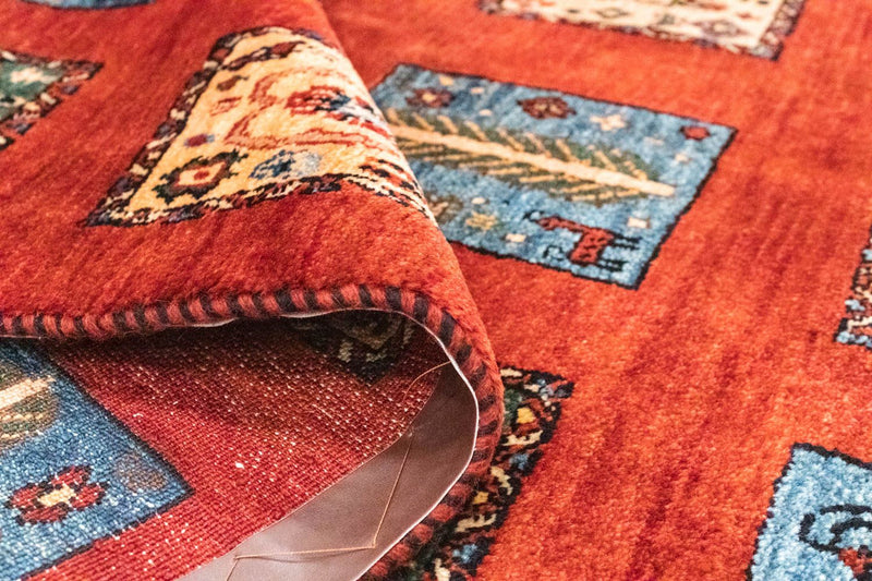 Perzisch Tapijt - Nomadisch - 244 x 158 cm - oranje