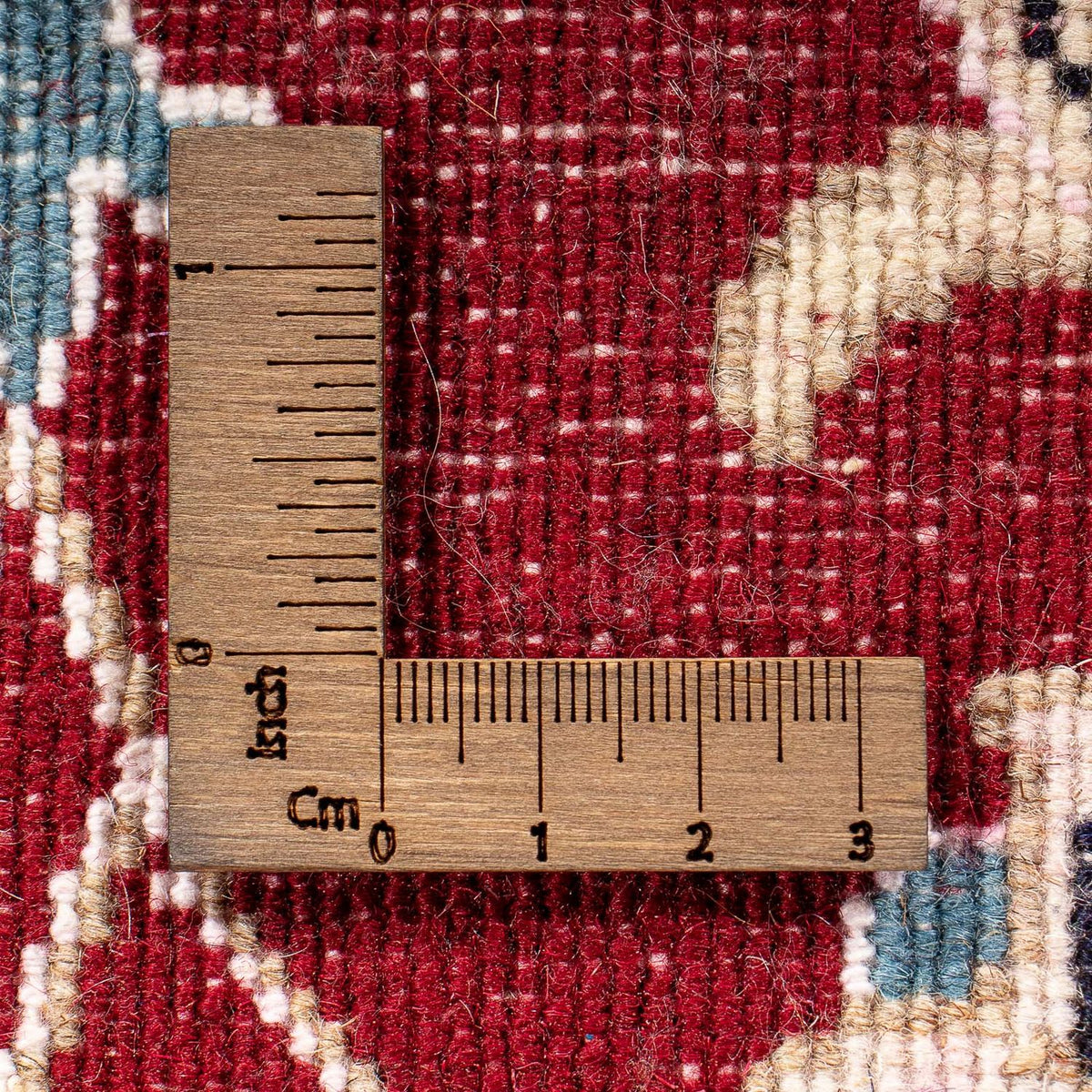 Perzisch tapijt - Nain - 89 x 56 cm - donkerrood