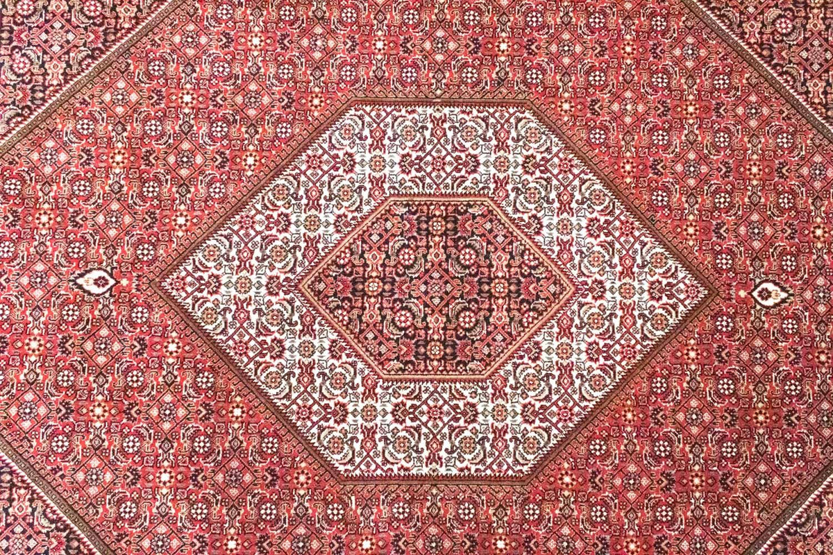 Perzisch tapijt - Bijar - 286 x 208 cm - rood