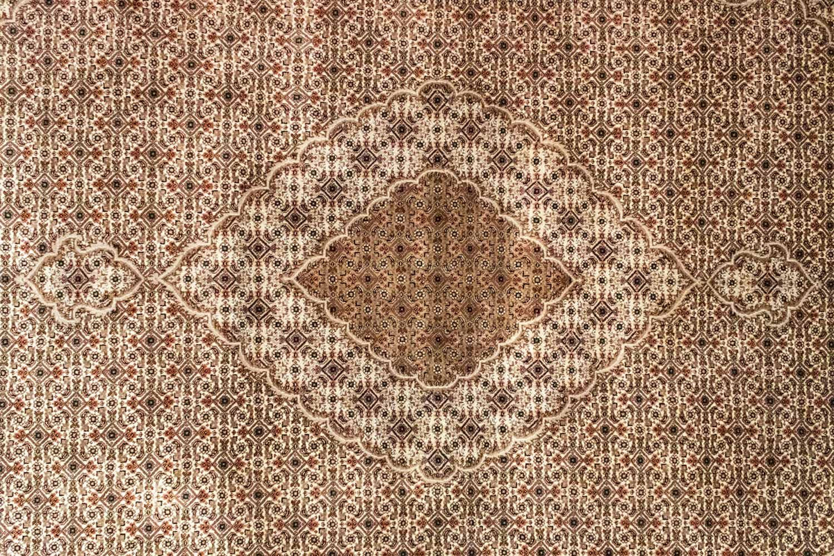Perzisch tapijt - Tabriz - 296 x 205 cm - bruin