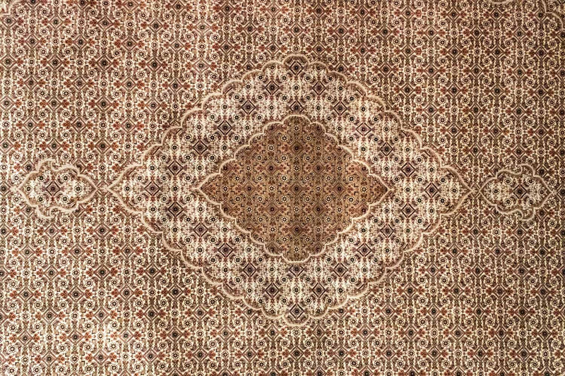 Perzisch tapijt - Tabriz - 296 x 205 cm - bruin