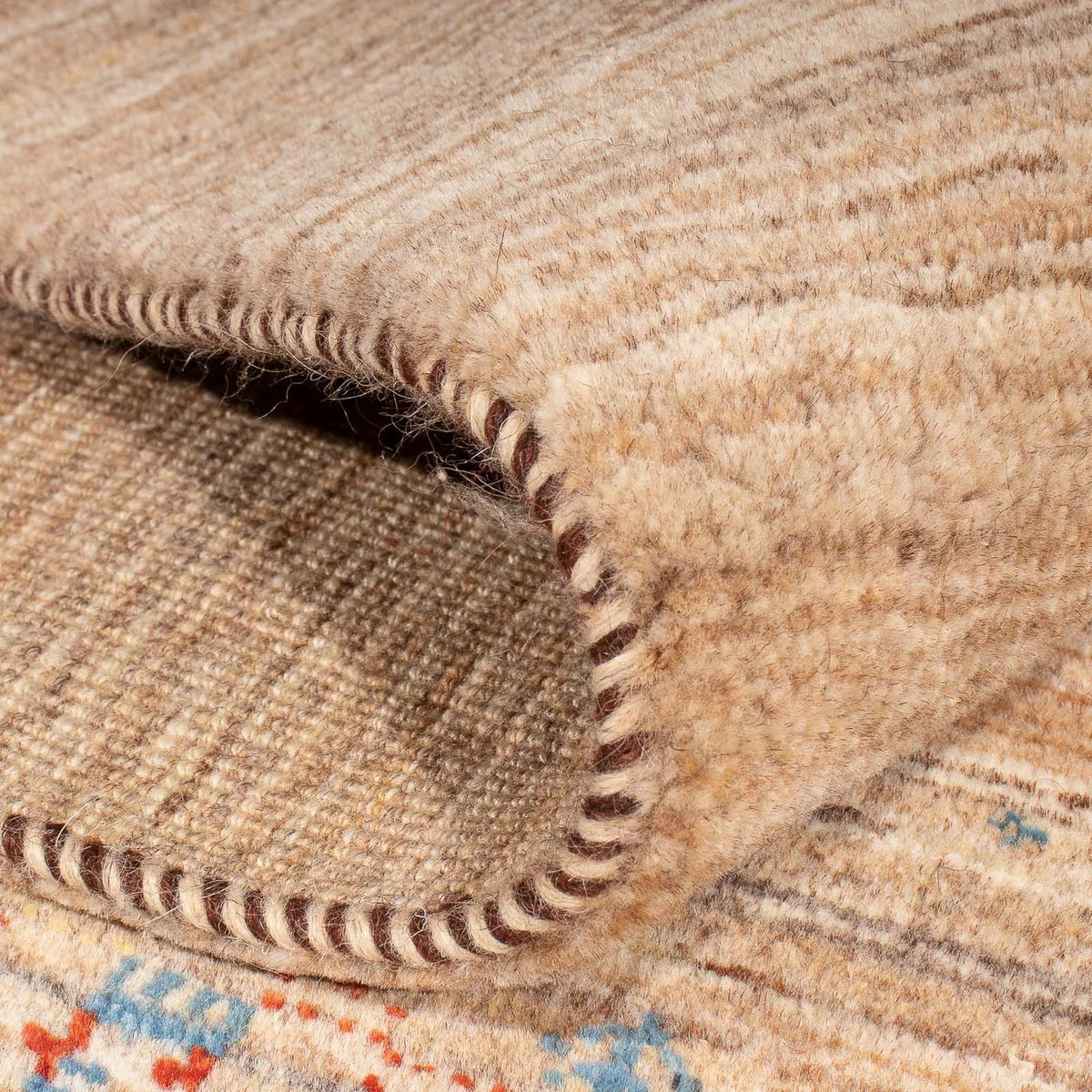 Gabbeh Tapijt - Loribaft Perzisch - 245 x 157 cm - beige