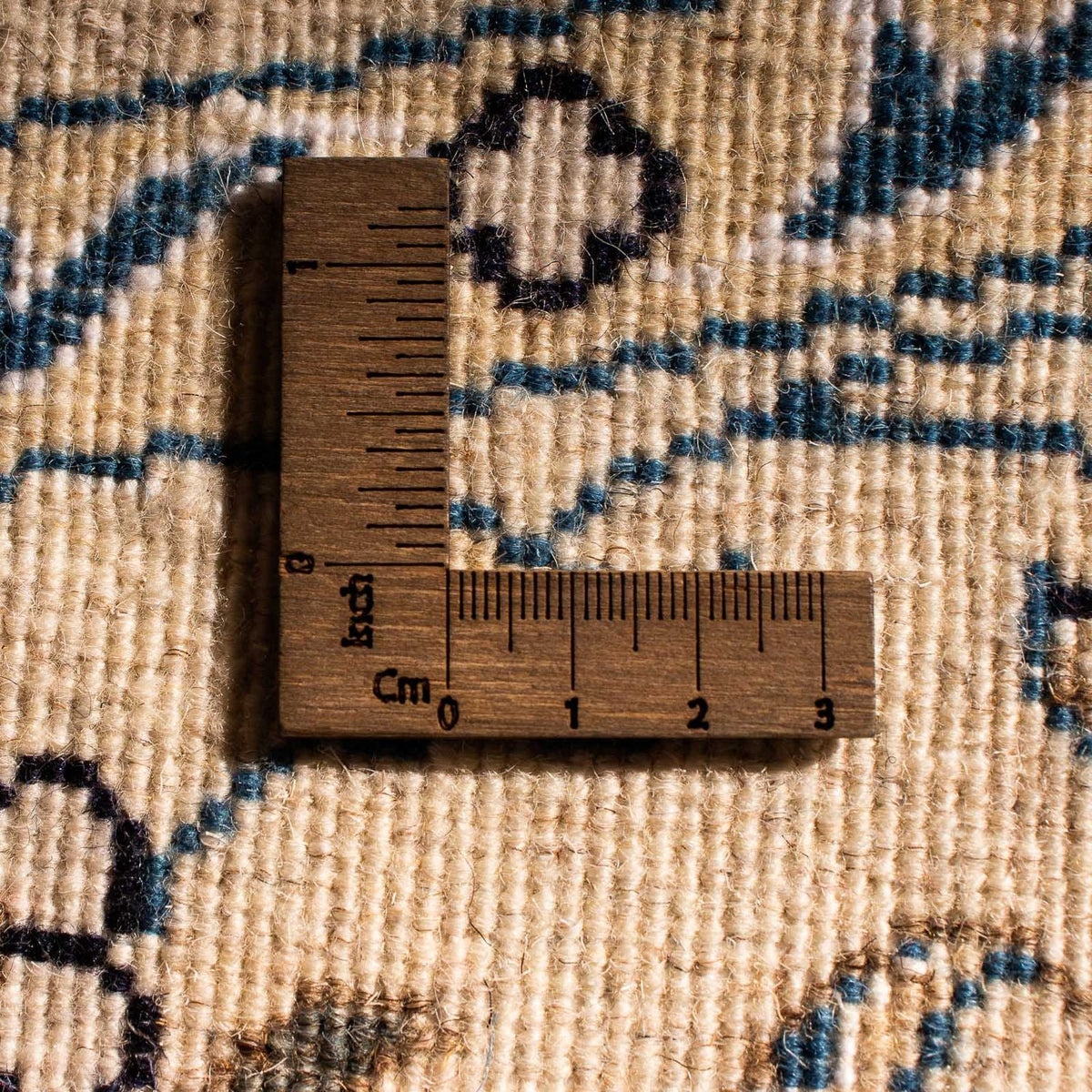 Perzisch tapijt - Nain rond  - 150 x 150 cm - beige