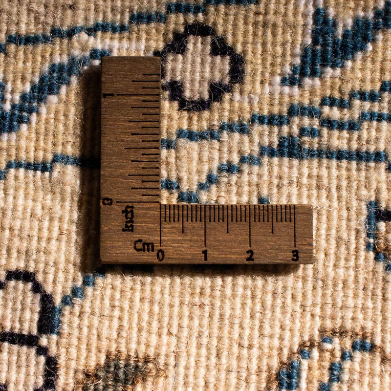 Perzisch tapijt - Nain rond  - 150 x 150 cm - beige