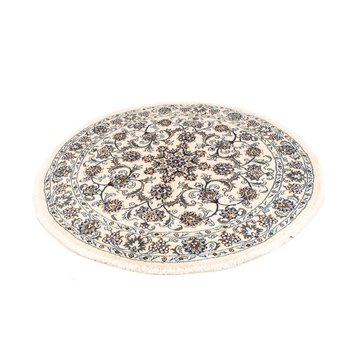Perzisch tapijt - Nain rond  - 150 x 150 cm - beige
