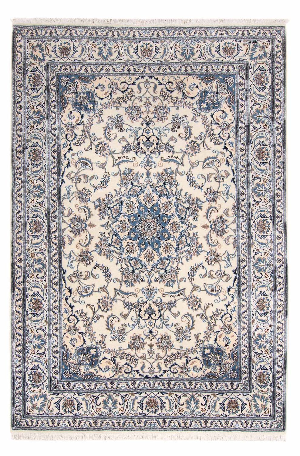 Perzisch tapijt - Nain - 297 x 200 cm - beige