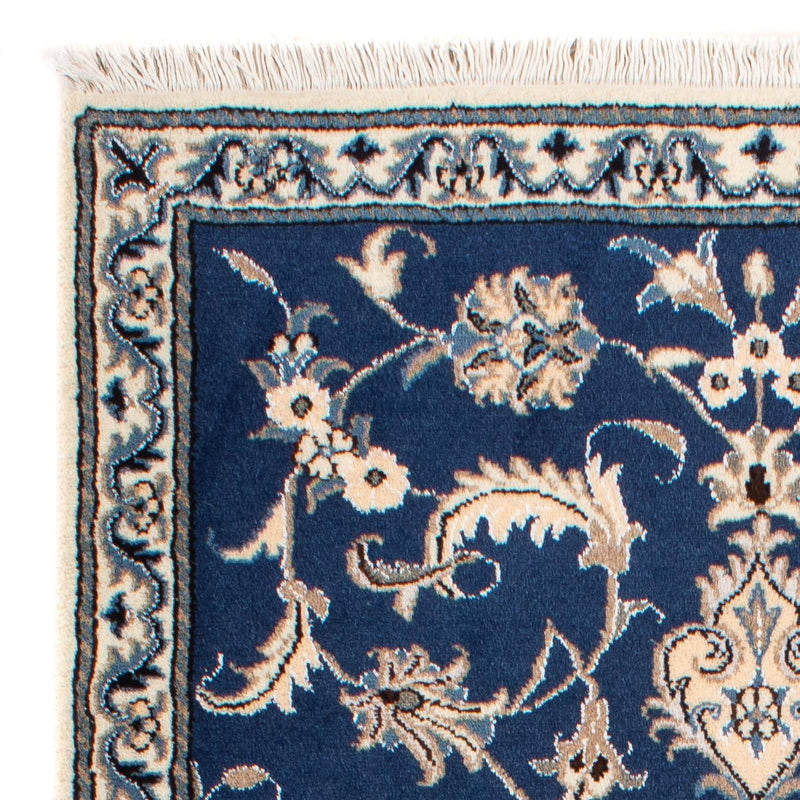 Perzisch tapijt - Nain - 140 x 87 cm - donkerblauw