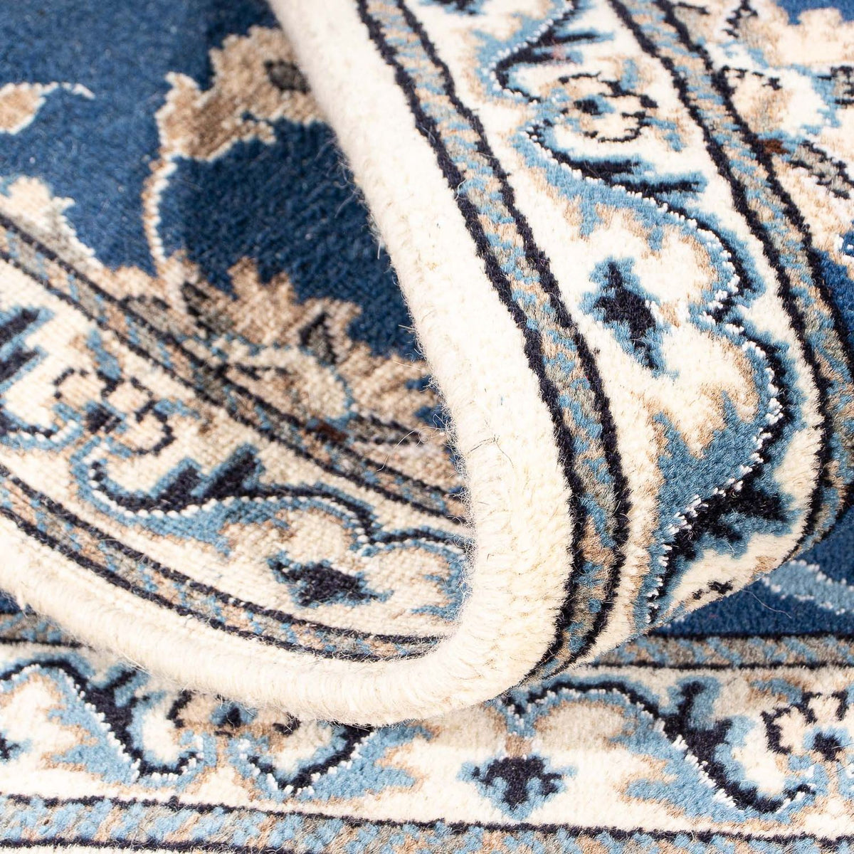 Perzisch tapijt - Nain - 140 x 87 cm - donkerblauw