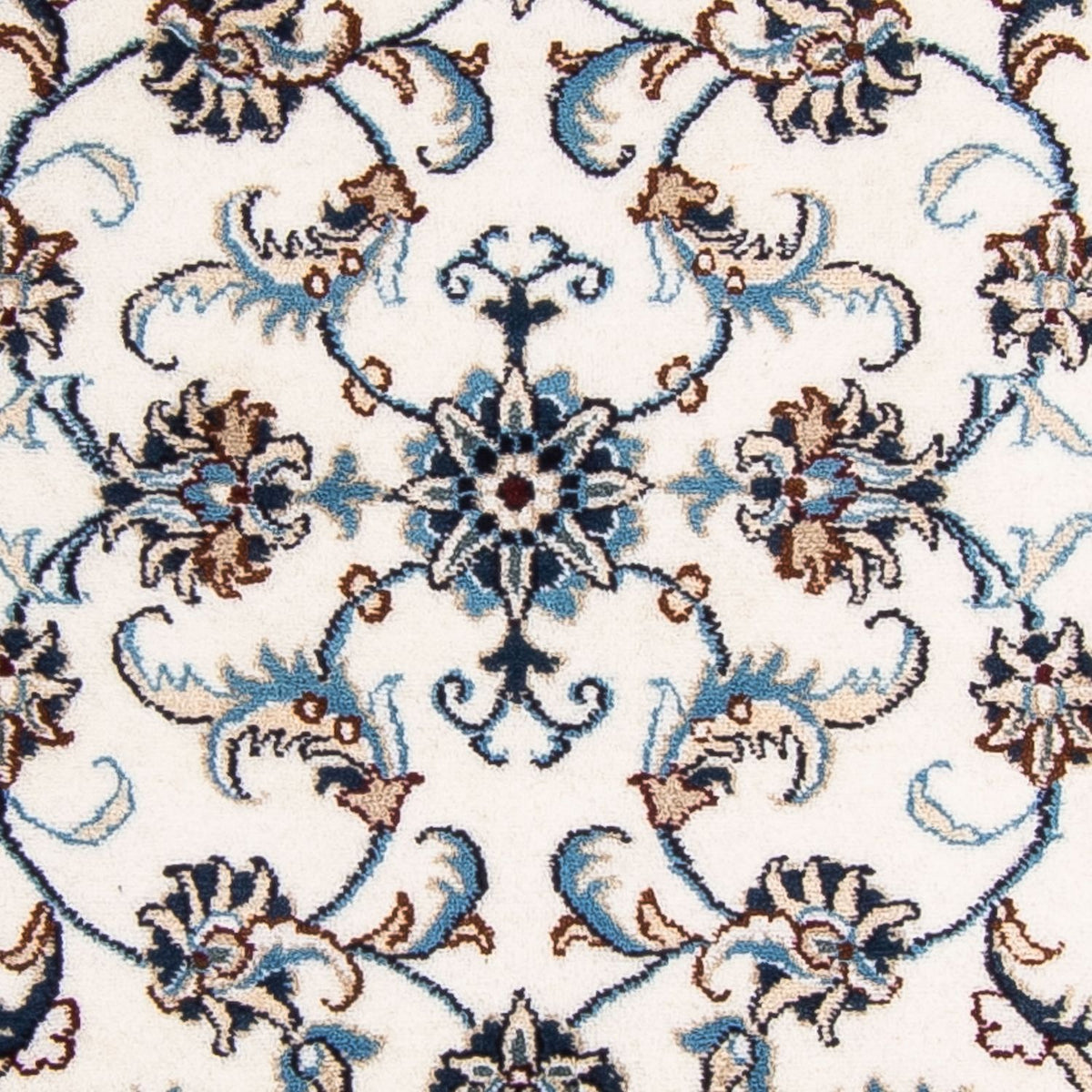 Loper Perzisch tapijt - Nain - 376 x 77 cm - beige