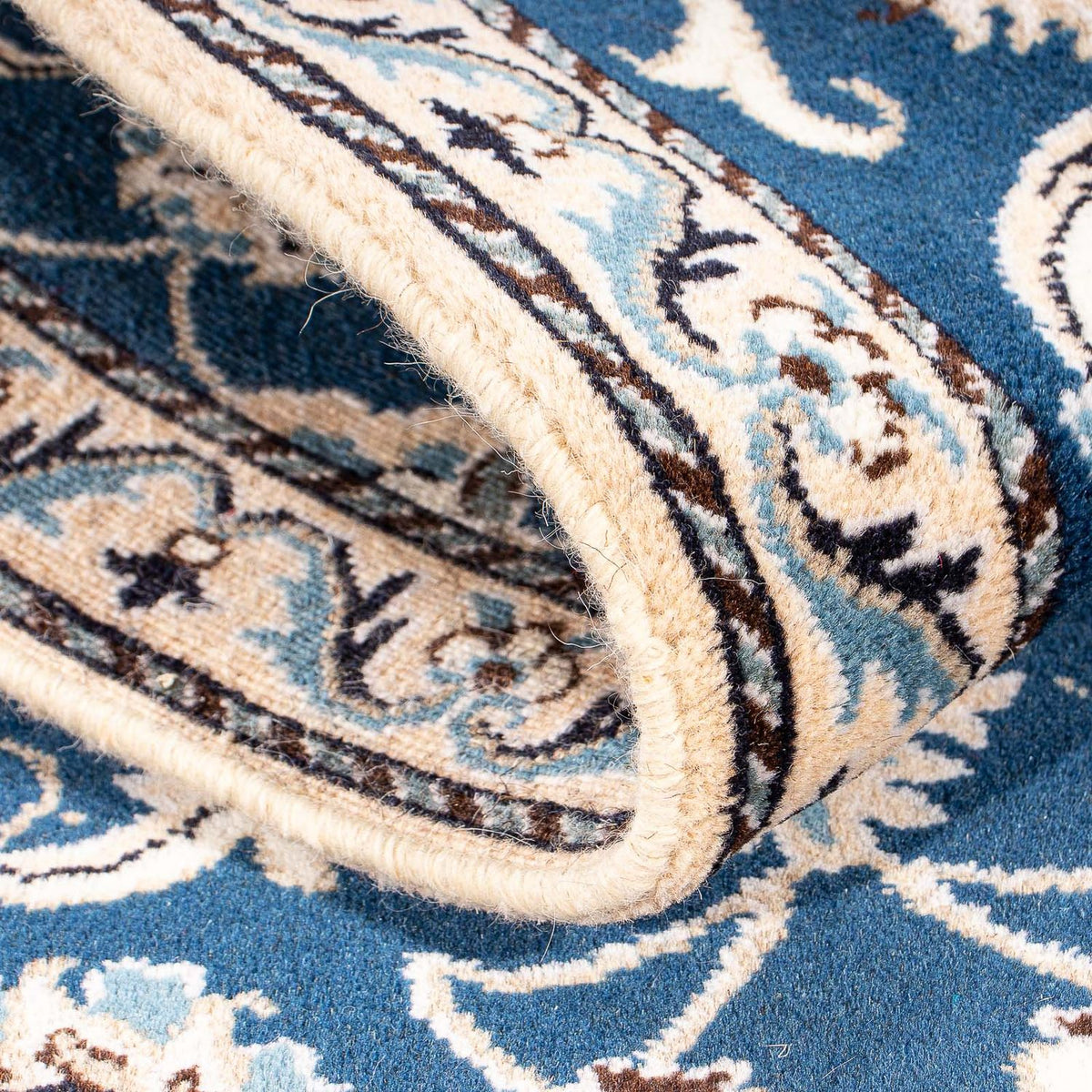 Perzisch tapijt - Nain - 135 x 68 cm - donkerblauw