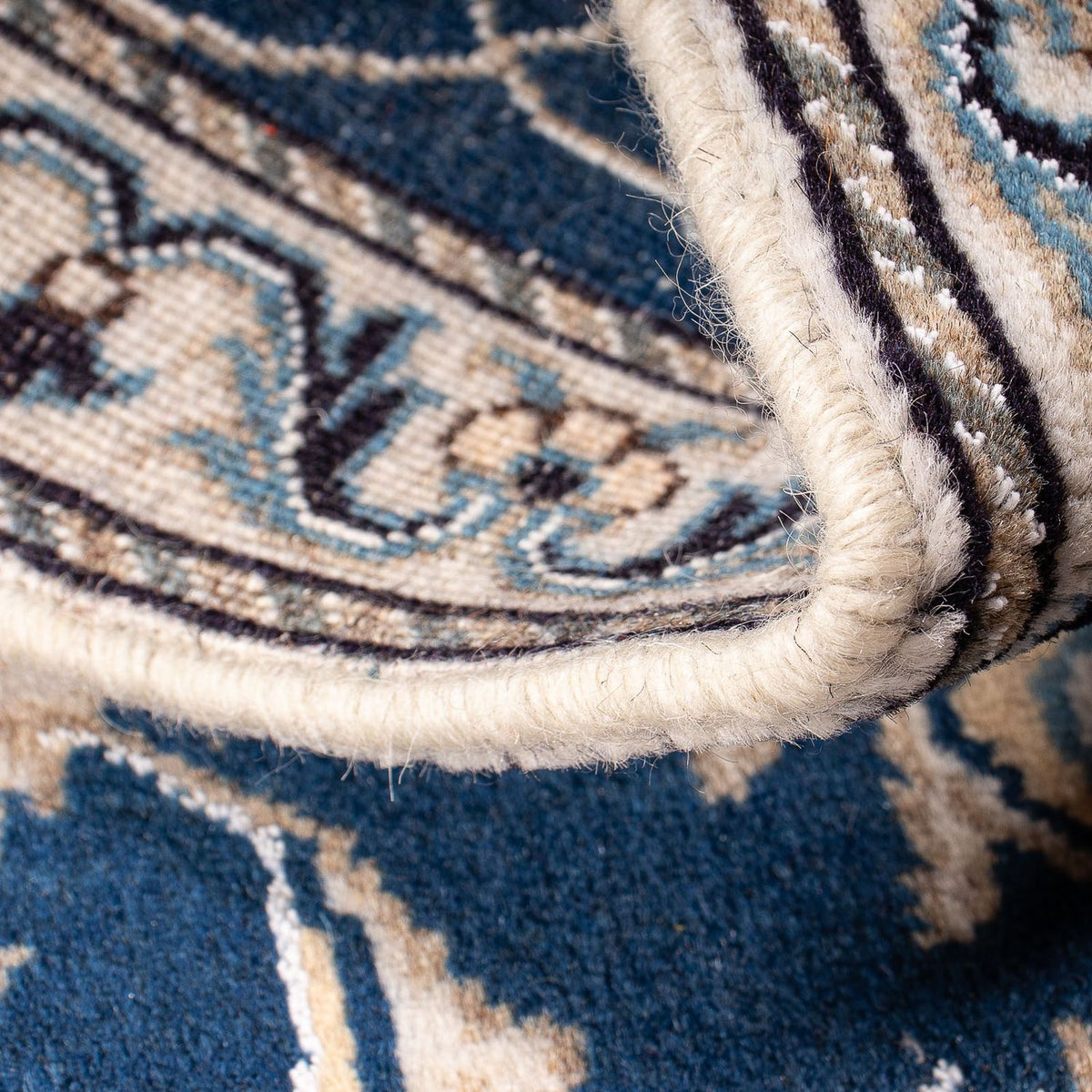 Perzisch tapijt - Nain - 135 x 67 cm - donkerblauw