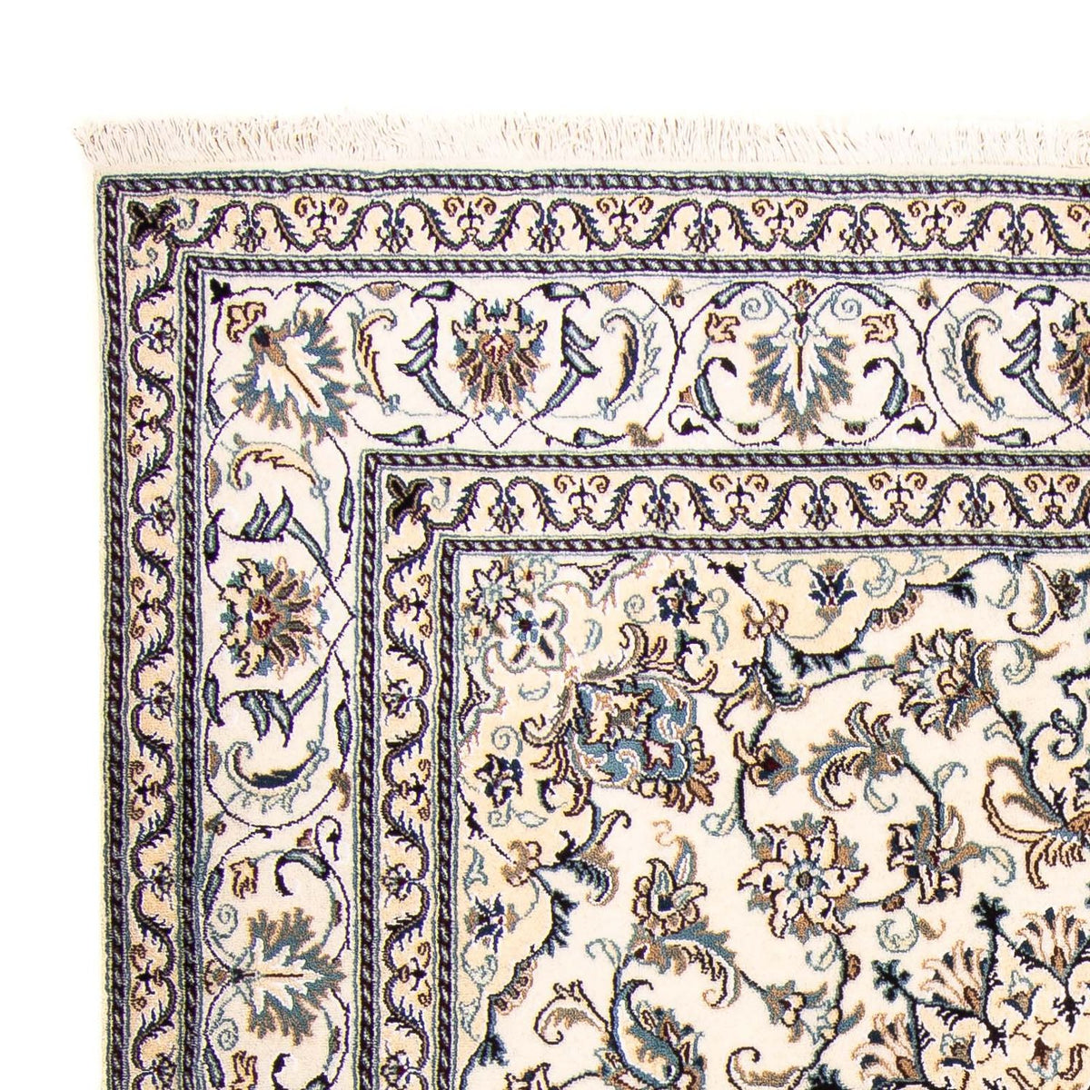 Perzisch tapijt - Nain vierkant  - 200 x 195 cm - beige