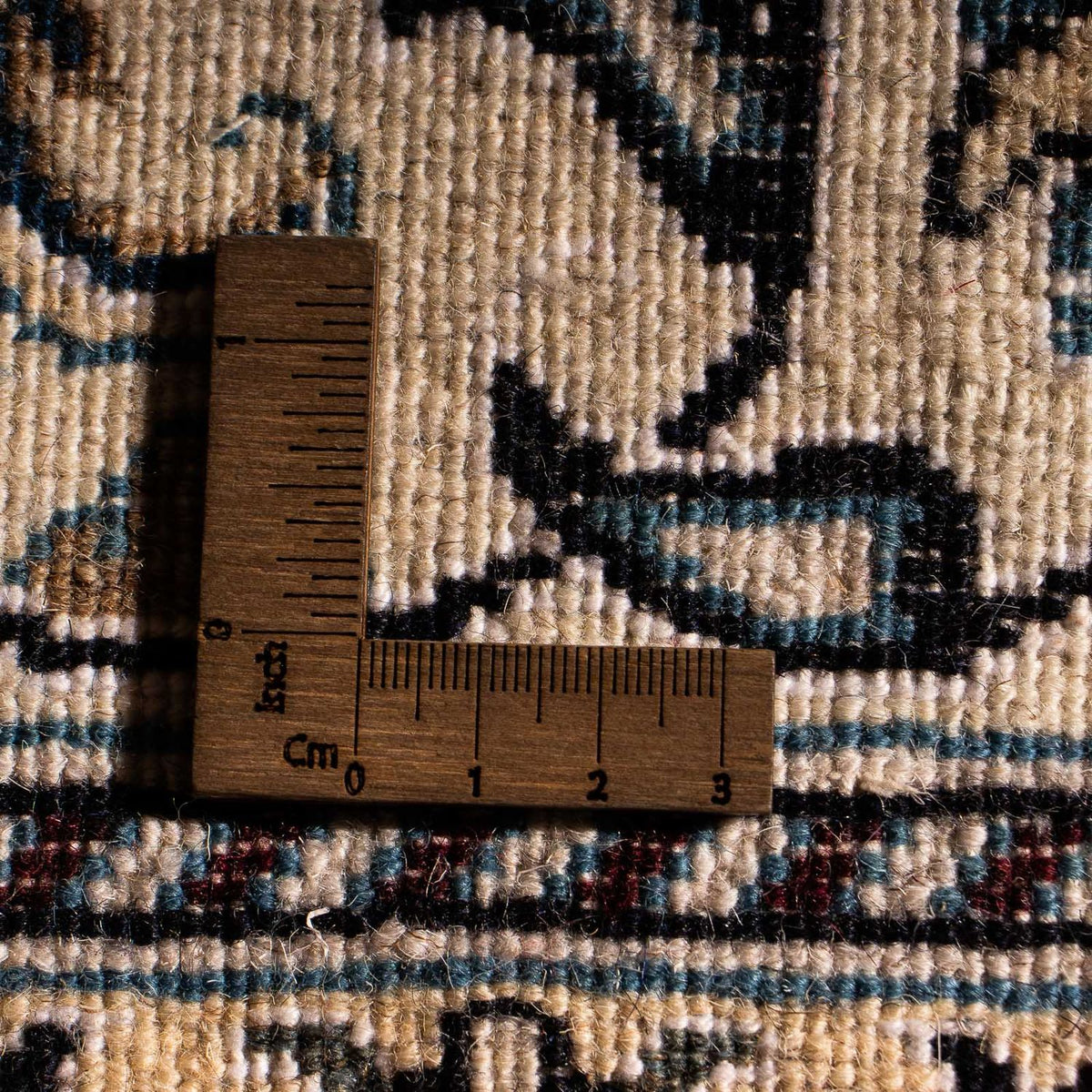 Perzisch tapijt - Nain vierkant  - 200 x 195 cm - beige