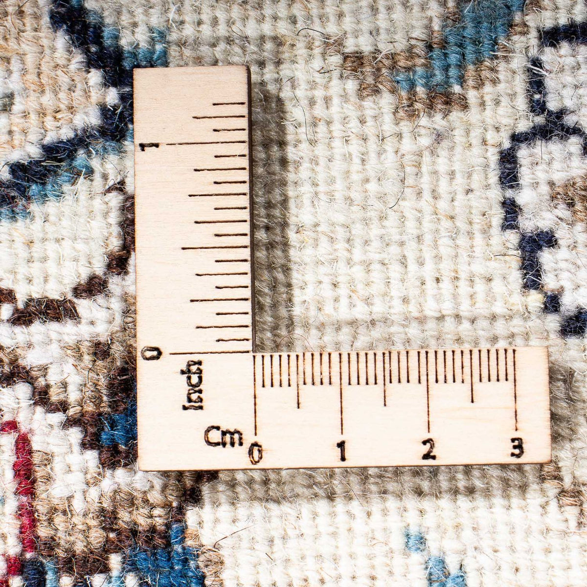 Loper Perzisch tapijt - Nain - 296 x 76 cm - beige