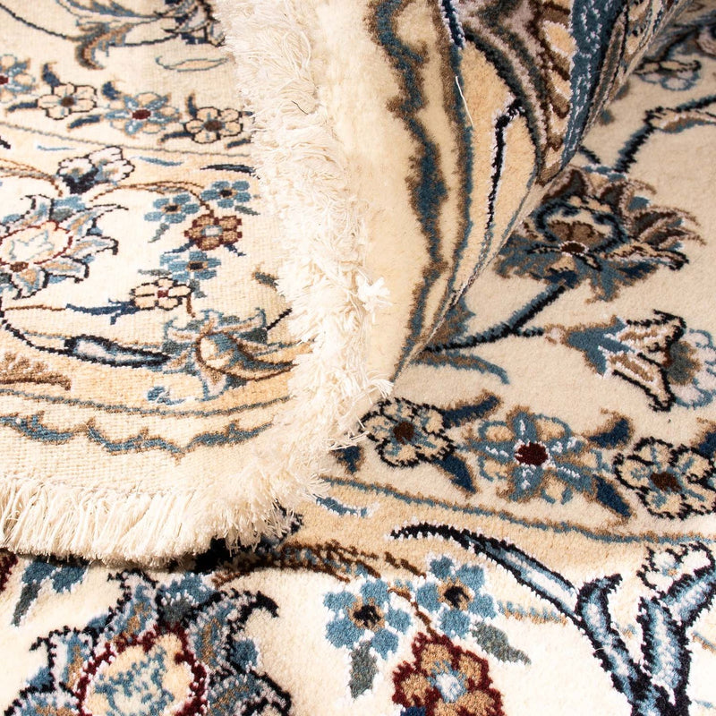 Perzisch tapijt - Nain rond  - 200 x 200 cm - beige