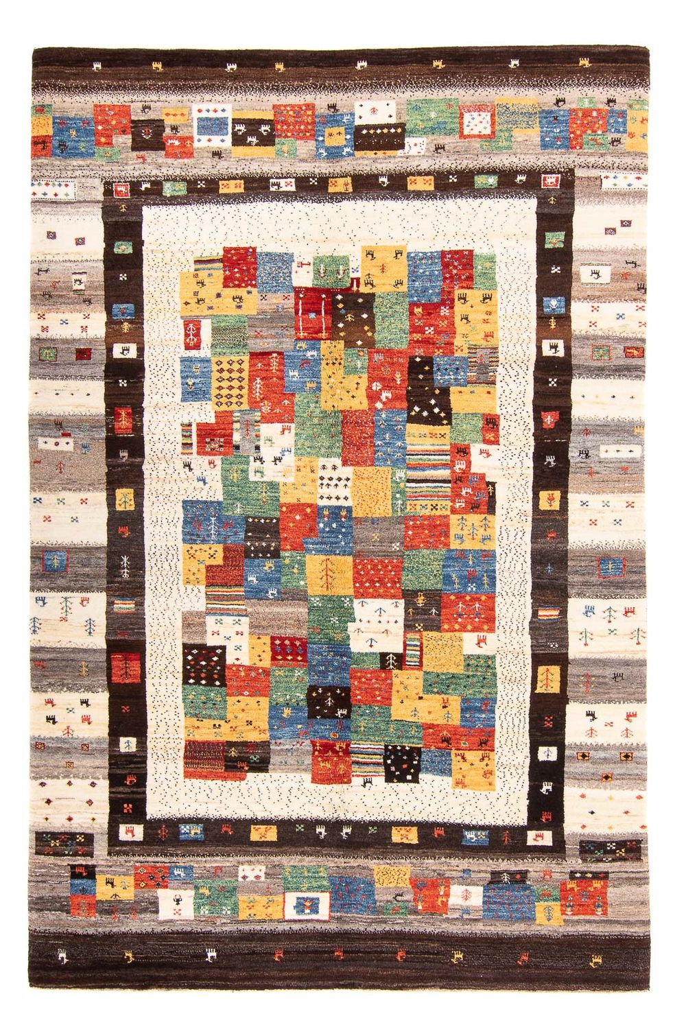 Gabbeh Tapijt - Loribaft Perzisch - 249 x 162 cm - veelkleurig