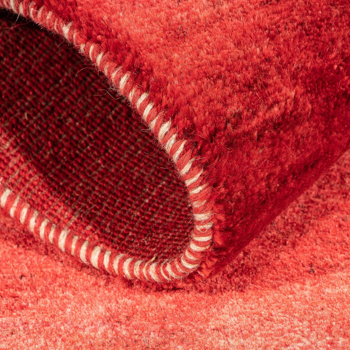 Gabbeh Tapijt - Loribaft Perzisch - 136 x 64 cm - donkerrood