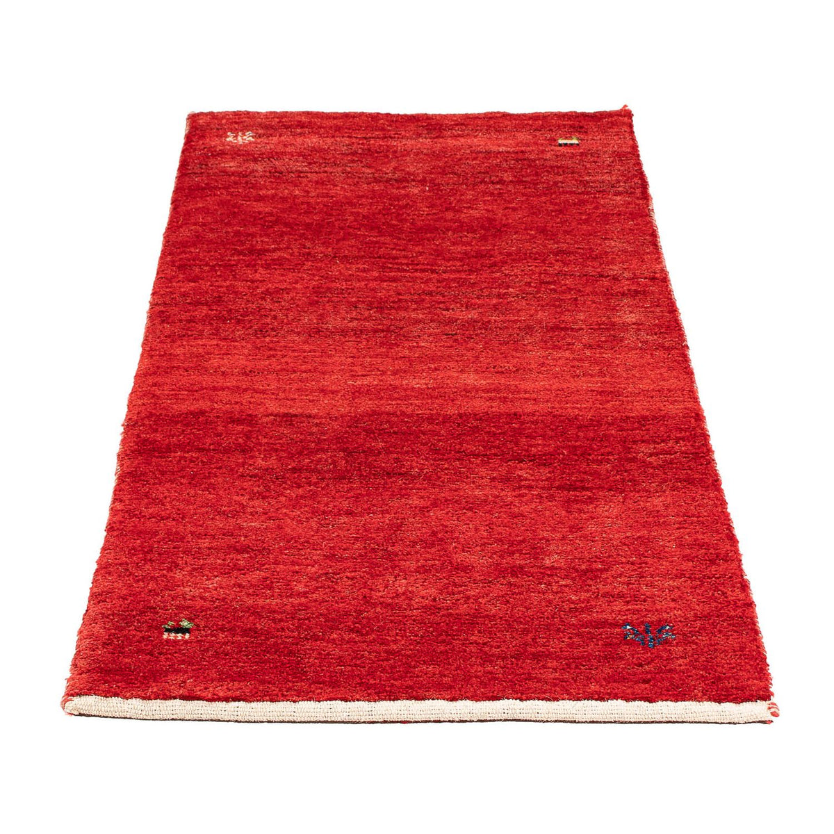 Gabbeh Tapijt - Loribaft Perzisch - 136 x 64 cm - donkerrood