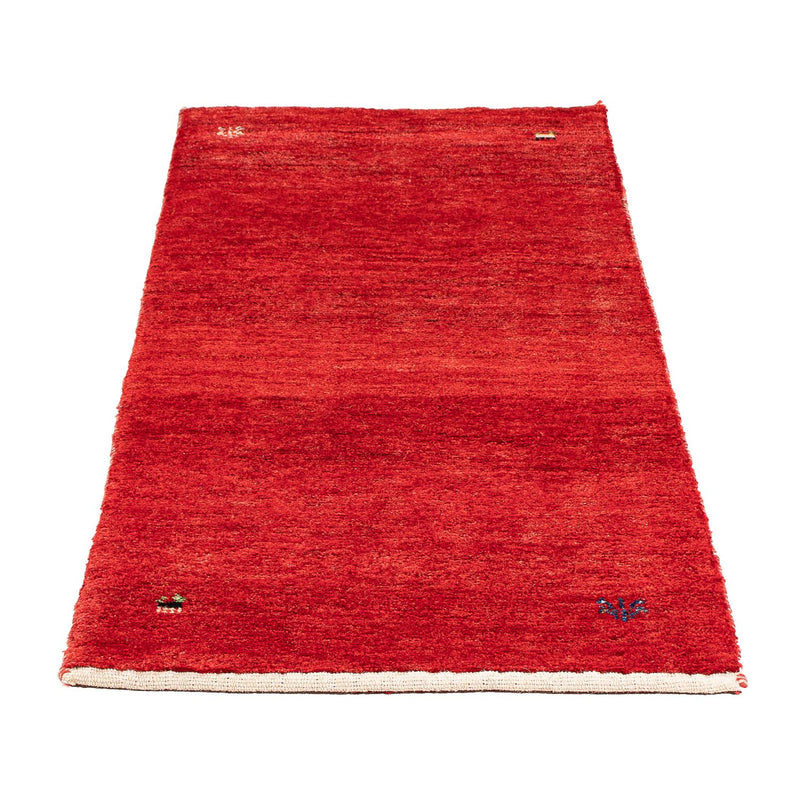 Gabbeh Tapijt - Loribaft Perzisch - 136 x 64 cm - donkerrood