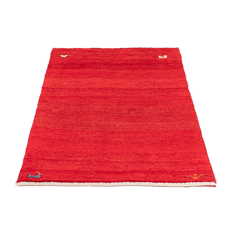 Gabbeh Tapijt - Loribaft Perzisch - 130 x 76 cm - donkerrood