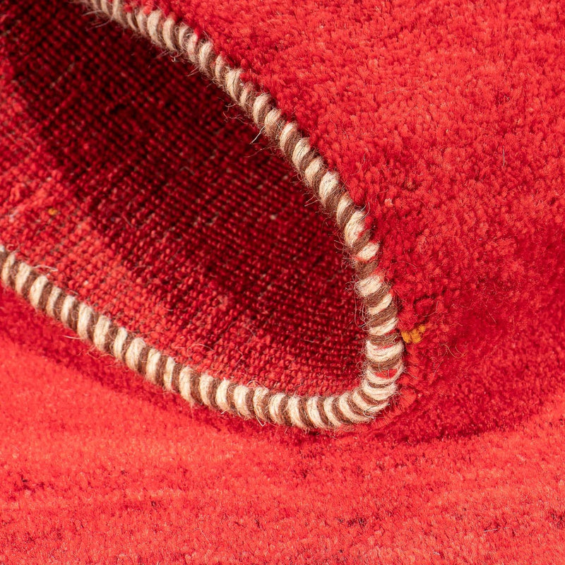 Gabbeh Tapijt - Loribaft Perzisch - 140 x 72 cm - donkerrood