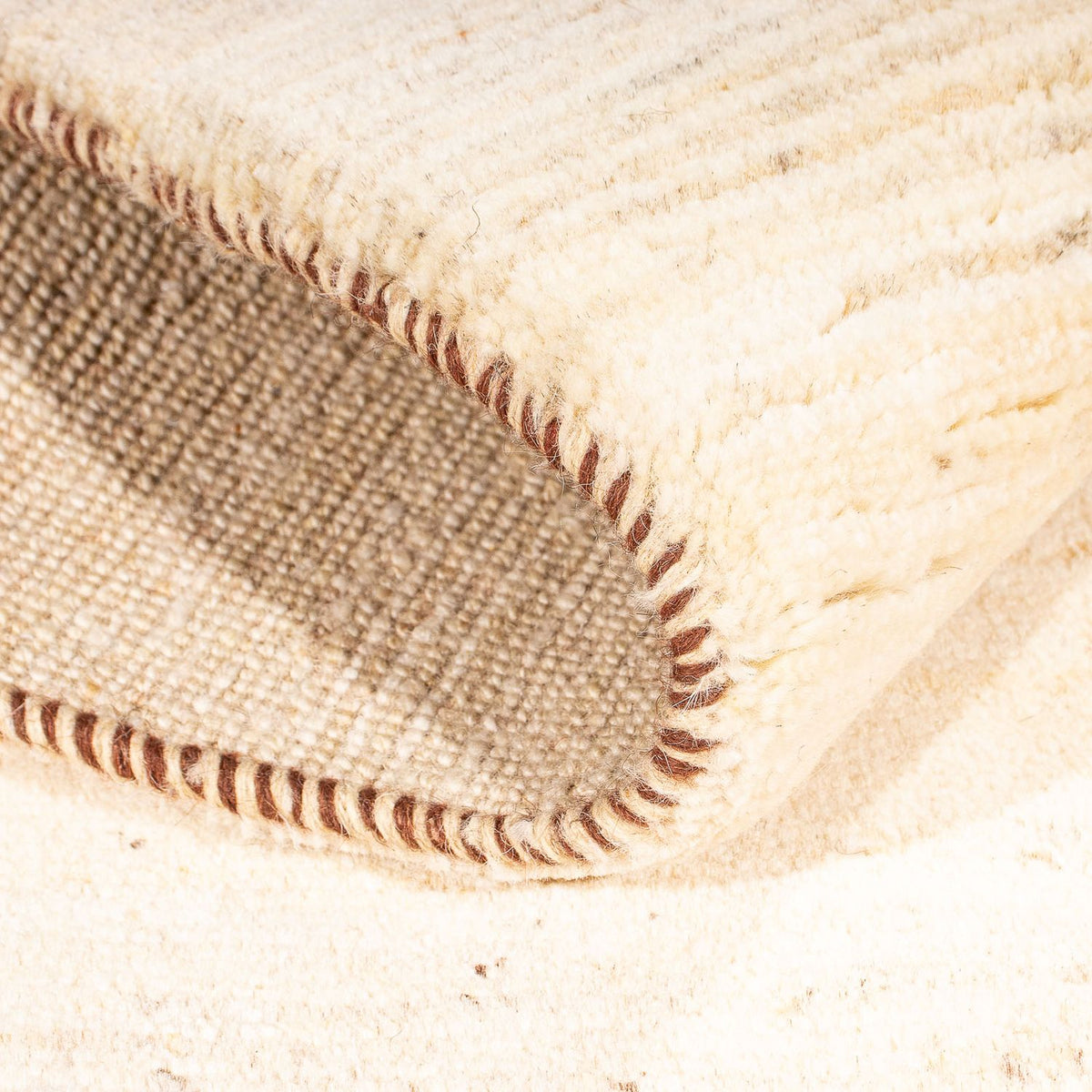 Gabbeh Tapijt - Loribaft Perzisch - 129 x 73 cm - beige