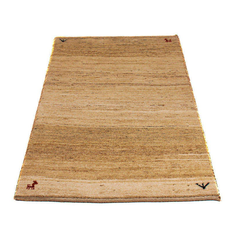 Gabbeh Tapijt - Loribaft Perzisch - 129 x 73 cm - beige
