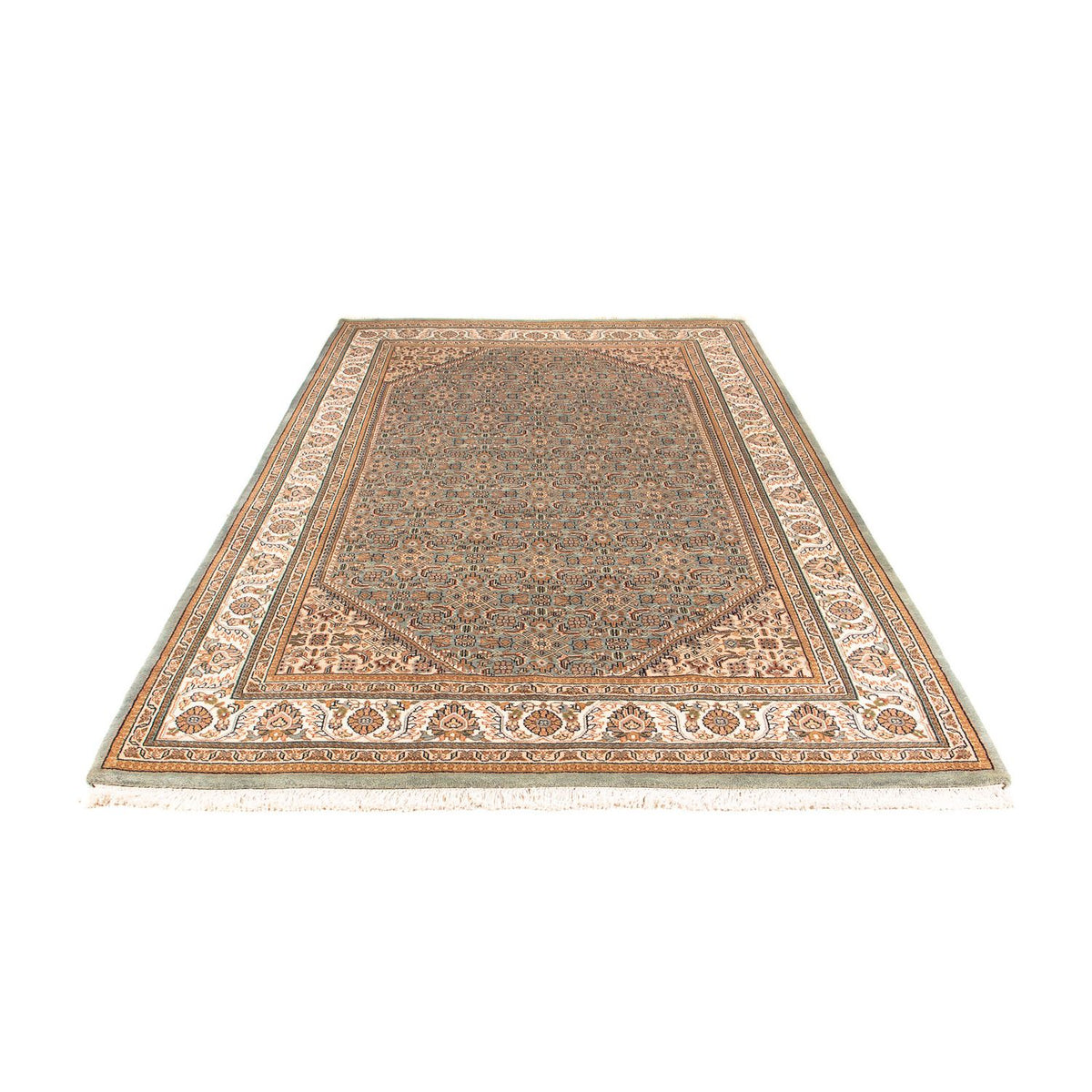 Oosters tapijt - Bijar - Indus - 237 x 168 cm - lichtgrijs