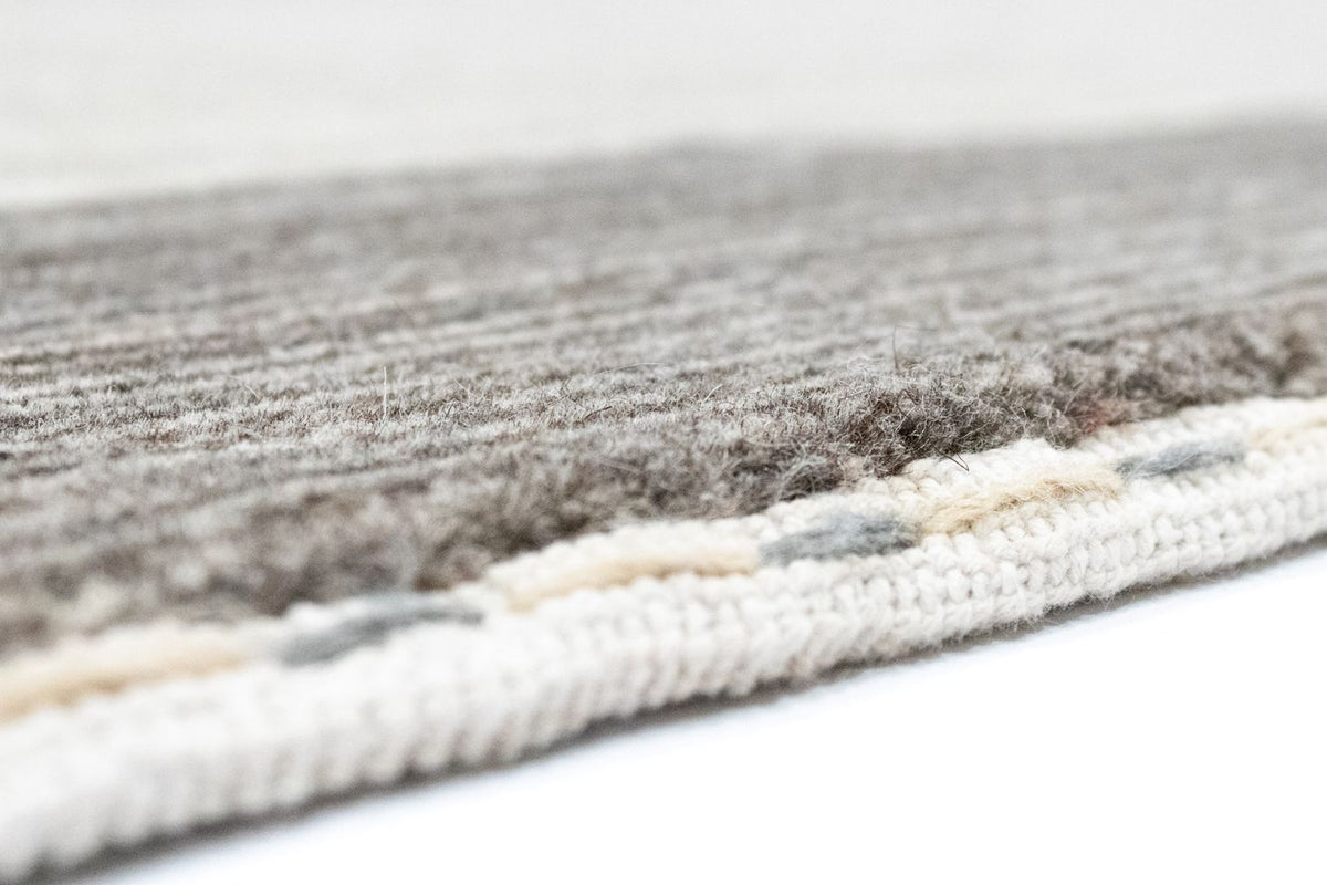 Gabbeh Tapijt - Loribaft Perzisch - 241 x 176 cm - beige