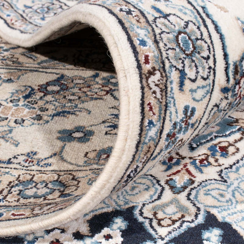 Perzisch tapijt - Nain - 300 x 245 cm - donkerblauw