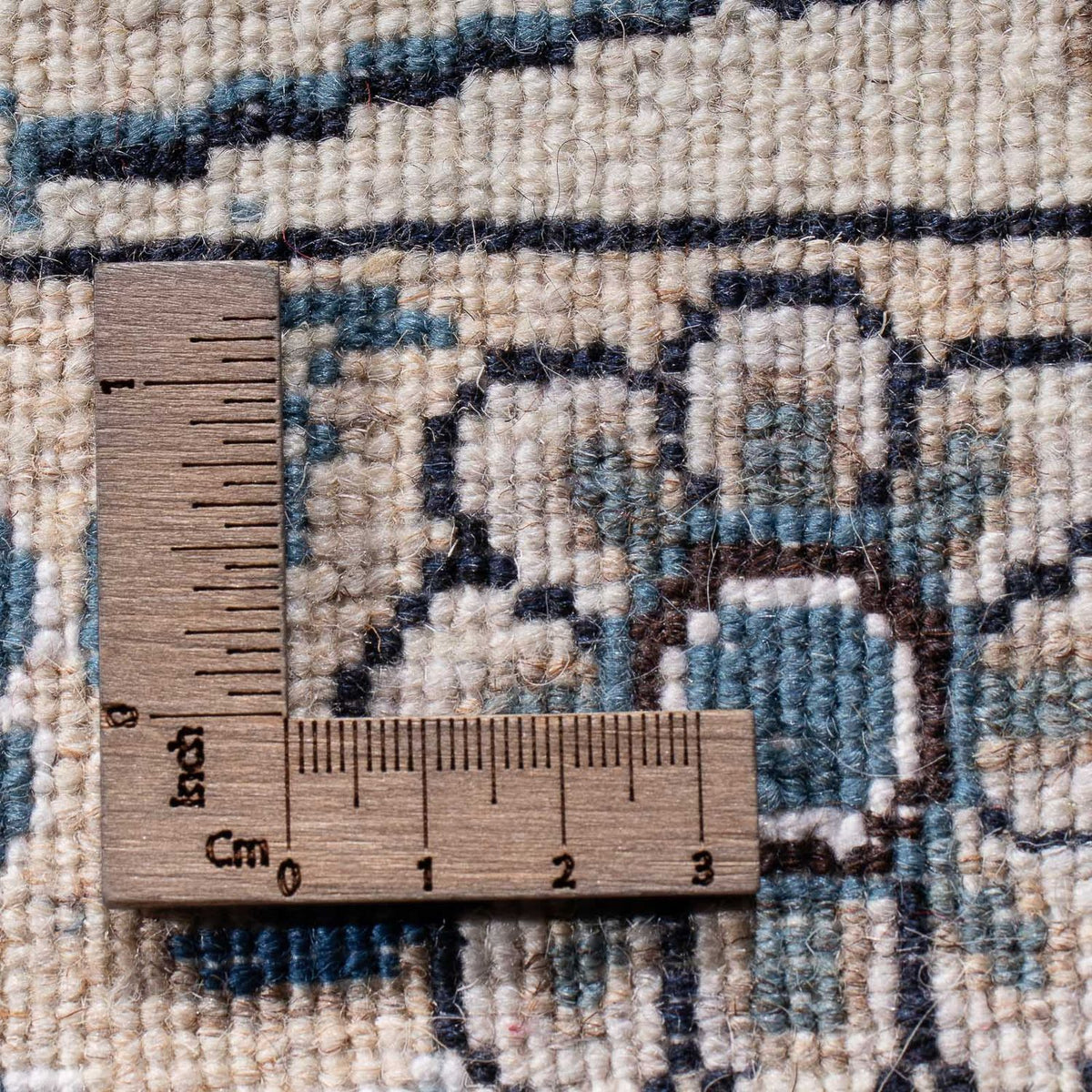 Perzisch tapijt - Nain - 300 x 245 cm - donkerblauw