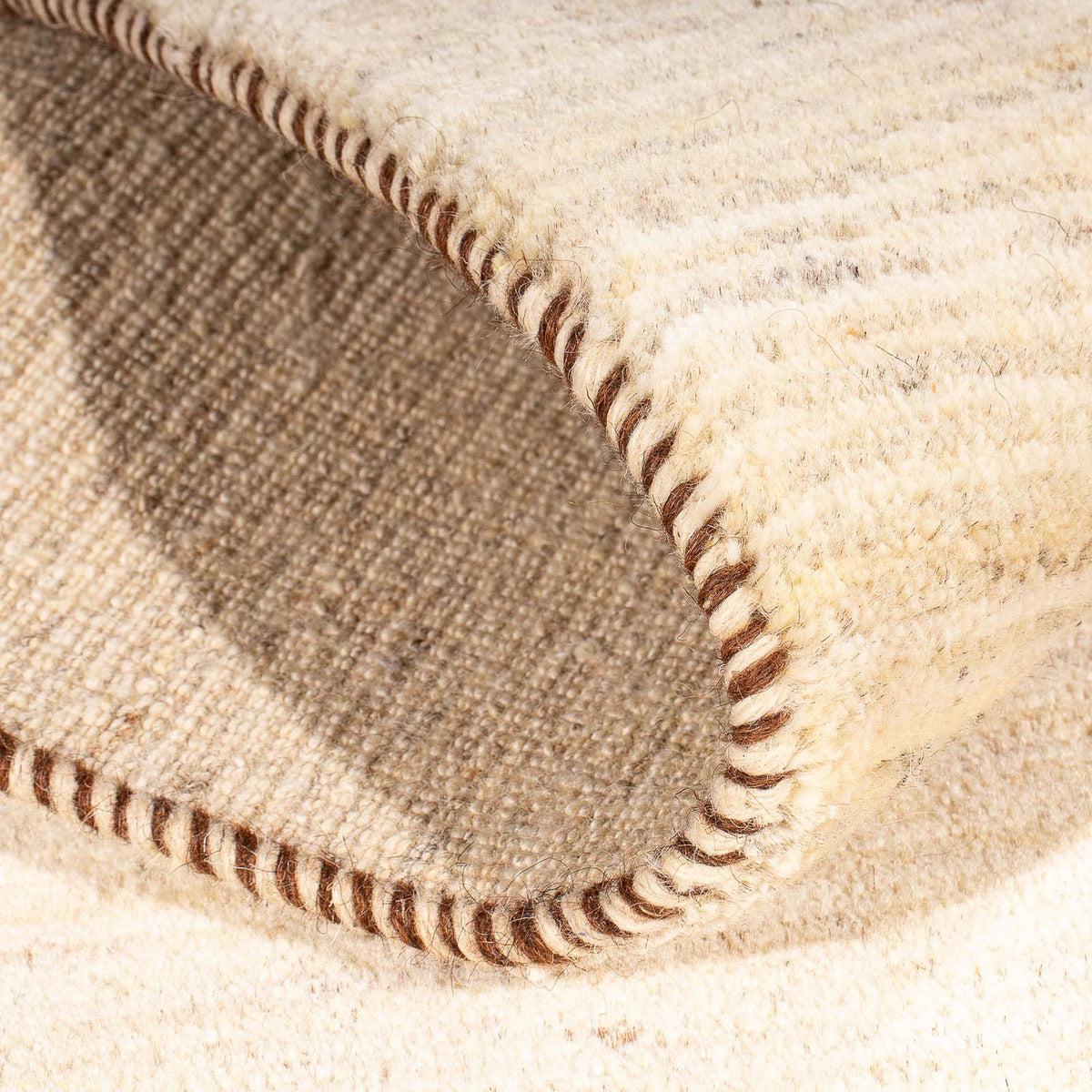 Gabbeh Tapijt - Loribaft Perzisch - 140 x 70 cm - beige