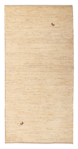 Gabbeh Tapijt - Loribaft Perzisch - 137 x 72 cm - beige