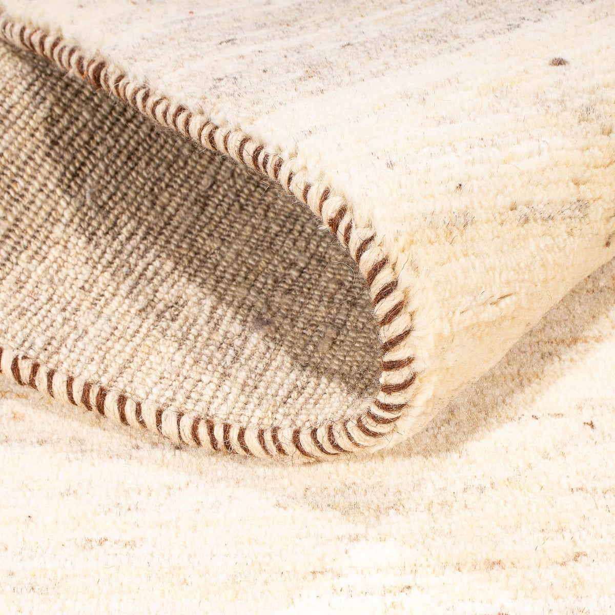 Gabbeh Tapijt - Loribaft Perzisch - 131 x 72 cm - beige