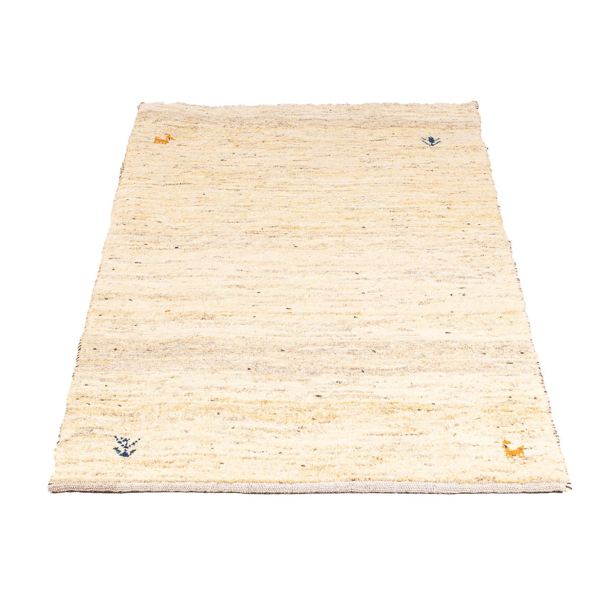 Gabbeh Tapijt - Loribaft Perzisch - 131 x 72 cm - beige