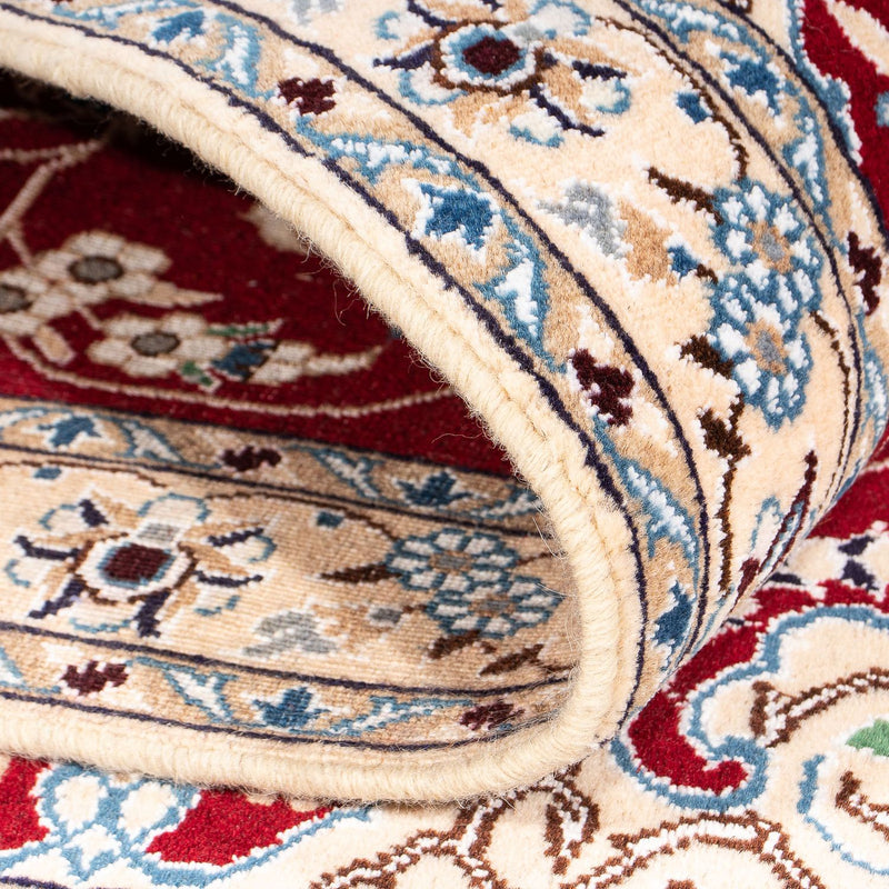 Perzisch tapijt - Nain - Koninklijk - 152 x 100 cm - donkerrood