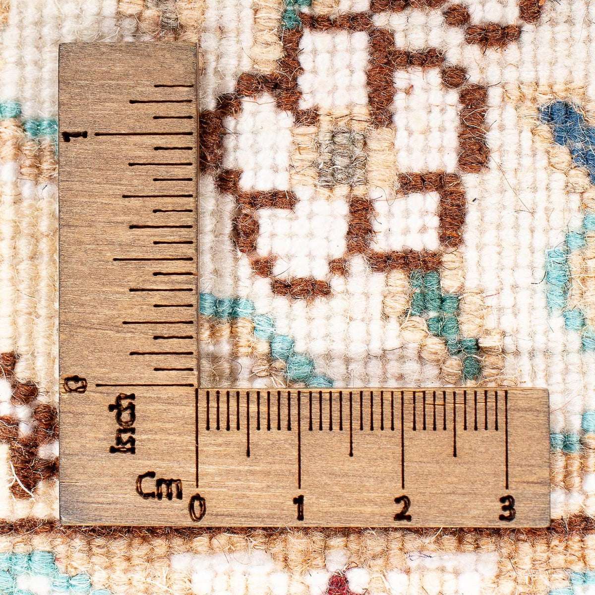 Perzisch tapijt - Nain - Koninklijk - 147 x 100 cm - beige