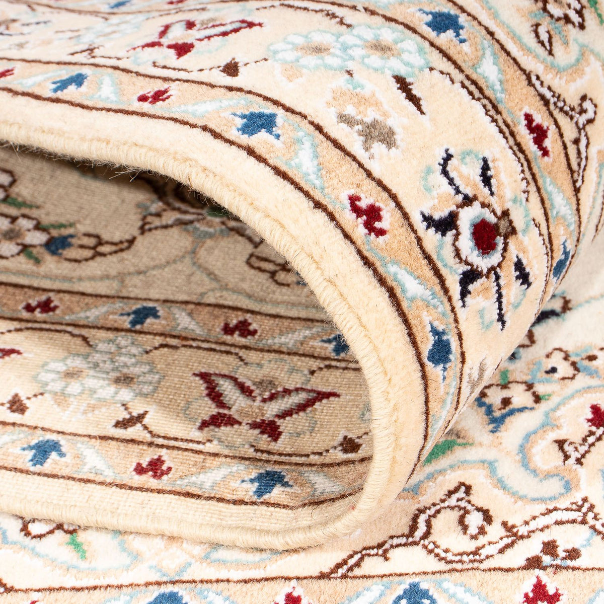 Perzisch tapijt - Nain - Koninklijk - 150 x 100 cm - beige