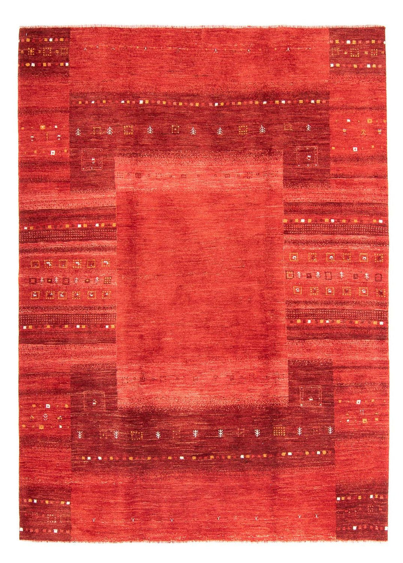 Gabbeh Tapijt - Loribaft Perzisch - 248 x 180 cm - donkerrood
