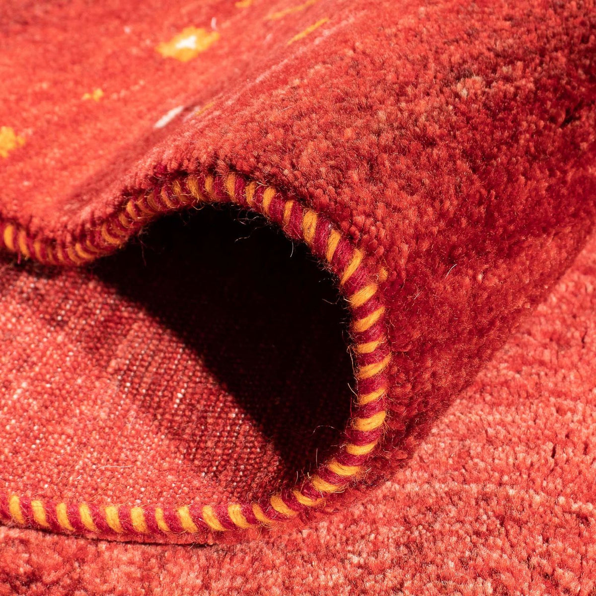 Gabbeh Tapijt - Loribaft Perzisch - 248 x 180 cm - donkerrood