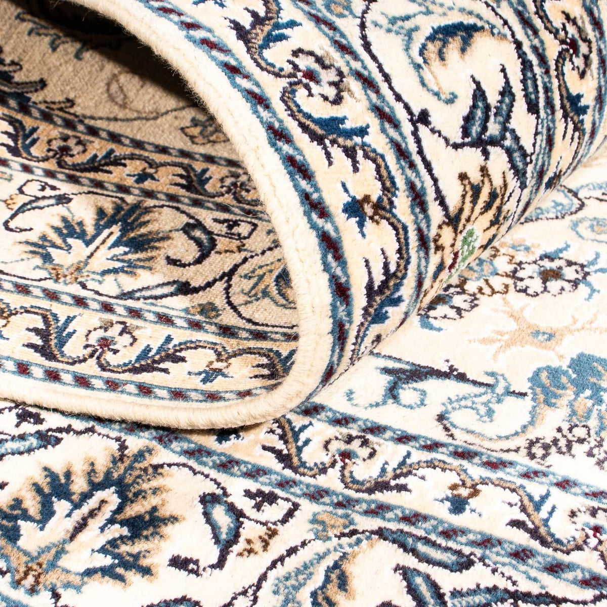 Perzisch tapijt - Nain - 197 x 148 cm - beige