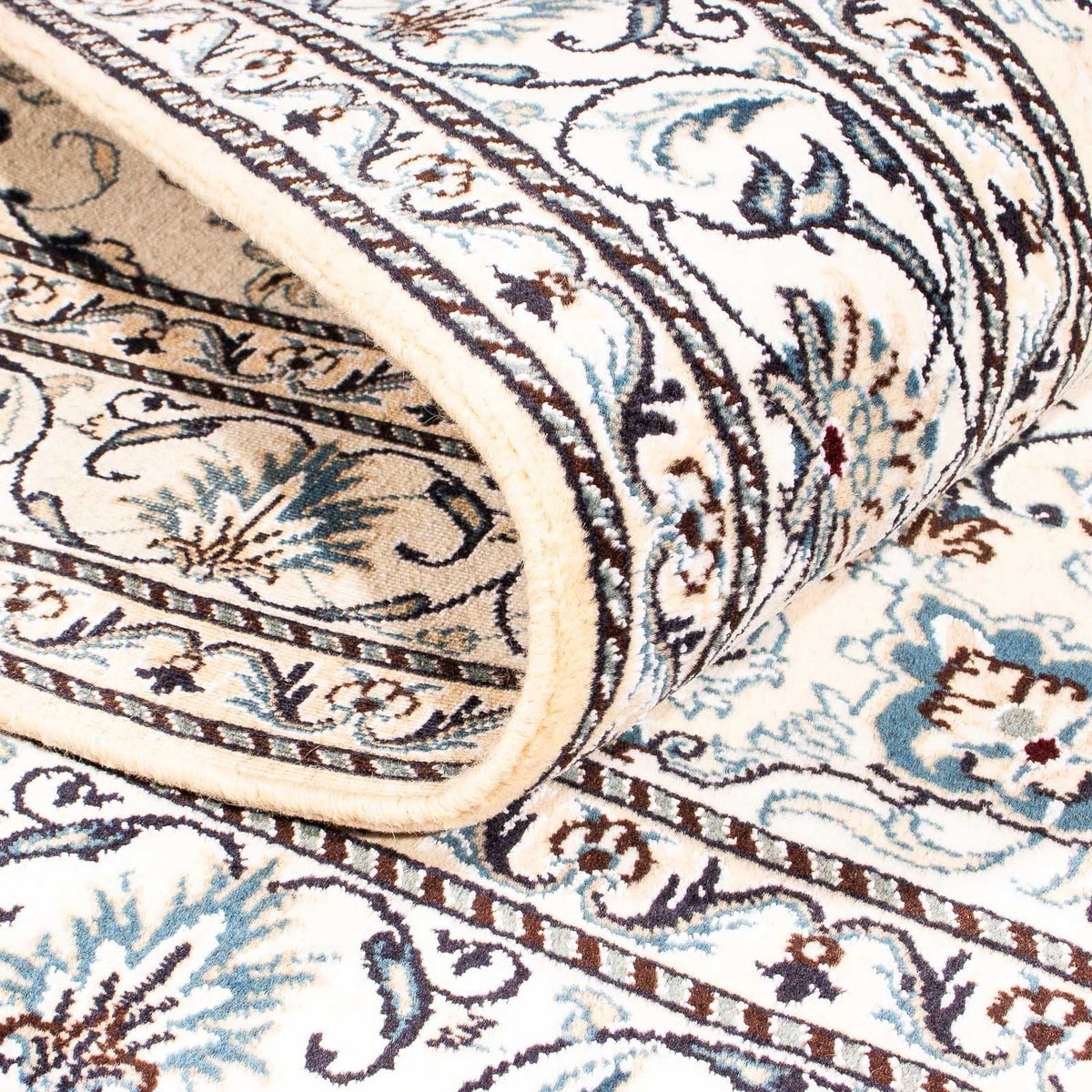 Perzisch tapijt - Nain - 203 x 147 cm - beige