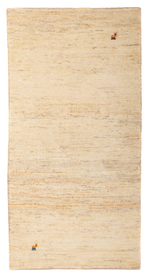 Gabbeh Tapijt - Loribaft Perzisch - 143 x 73 cm - beige